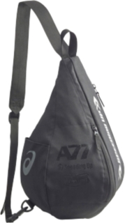 【ASICS/アシックス】 A77 ワンショルダーバッグ ブラックxブラック ユニセックス アシックス